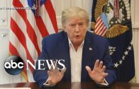 Trump posts video message from hospital