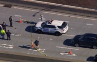 Chopper 12 above Belt Parkway police-involved shooting; 3 suspects at large
