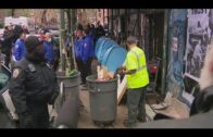 Homeless encampment sweep in the East Village ends in arrests