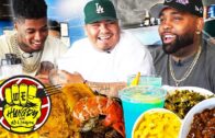 Blueface, AD & Doknow ROAST Each Other At Blueface’s Restaurant!