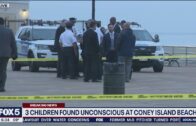 3 children found unconscious on Coney Island beach