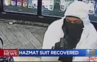 NYPD reportedly finds hazmat suit worn by bodega robberies suspect