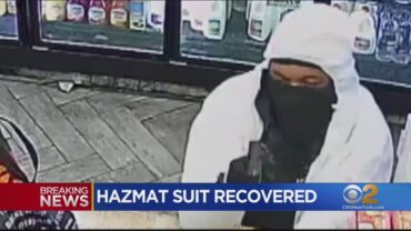 NYPD reportedly finds hazmat suit worn by bodega robberies suspect